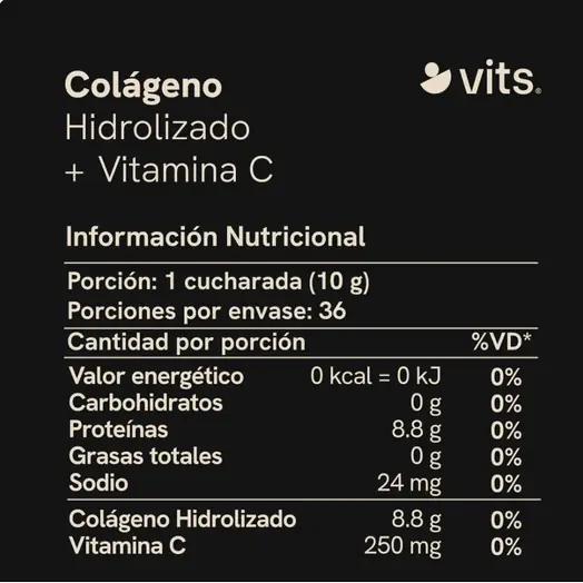 Colageno Hidrolizado + Vitamina C  -  VITS