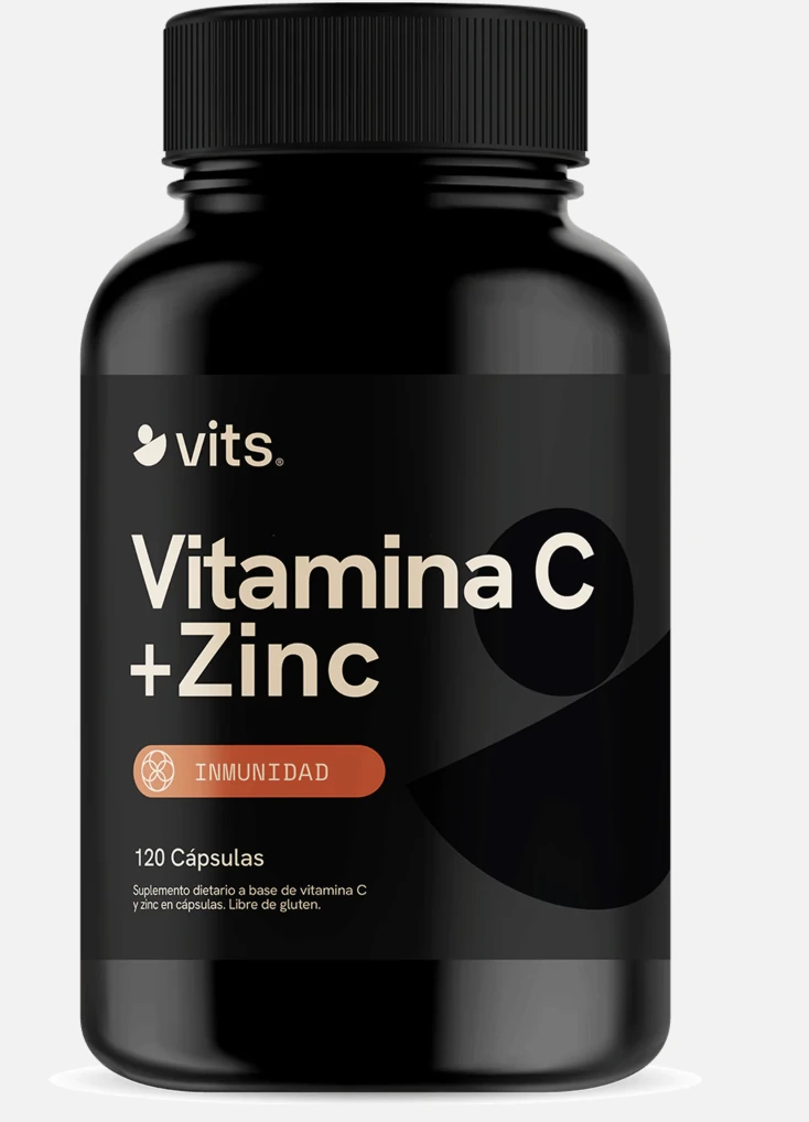 Vitamina C + Zinc en Cápsulas - VITS