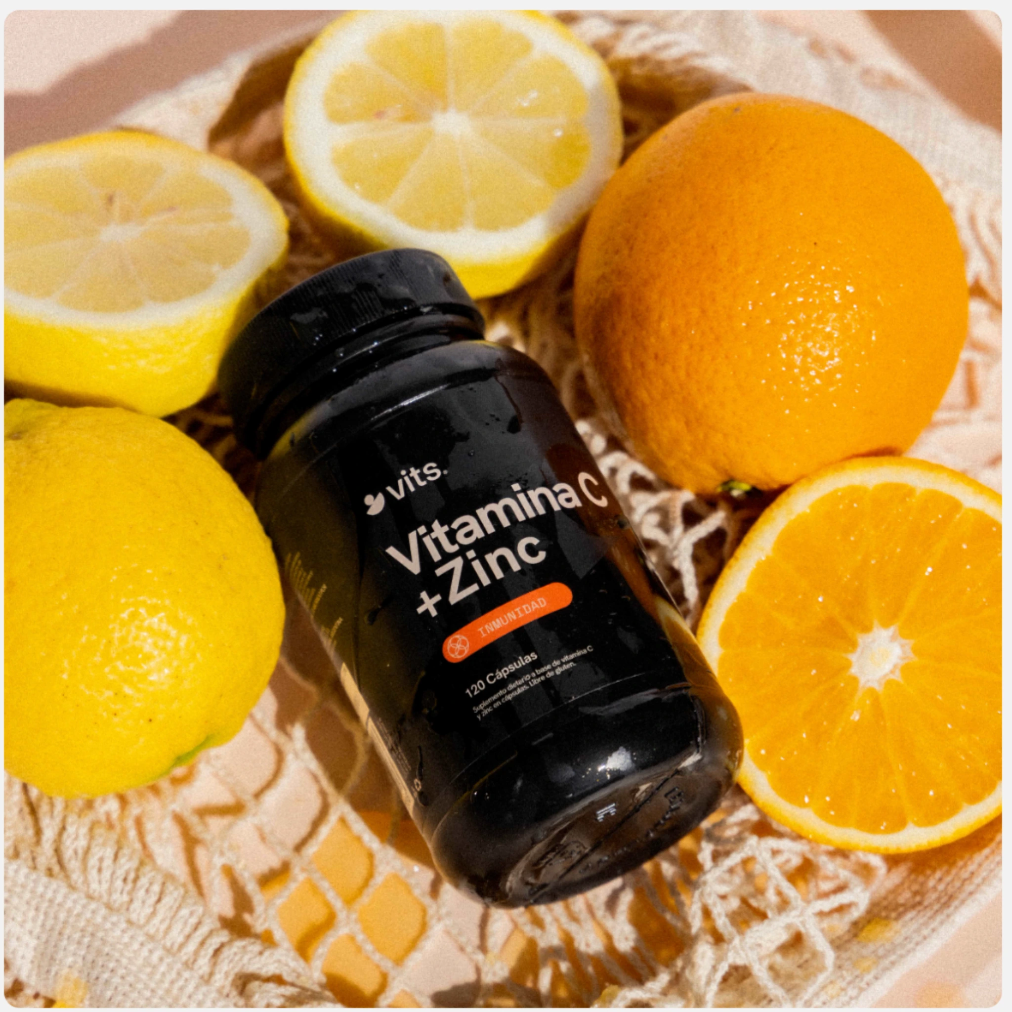 Vitamina C + Zinc en Cápsulas - VITS