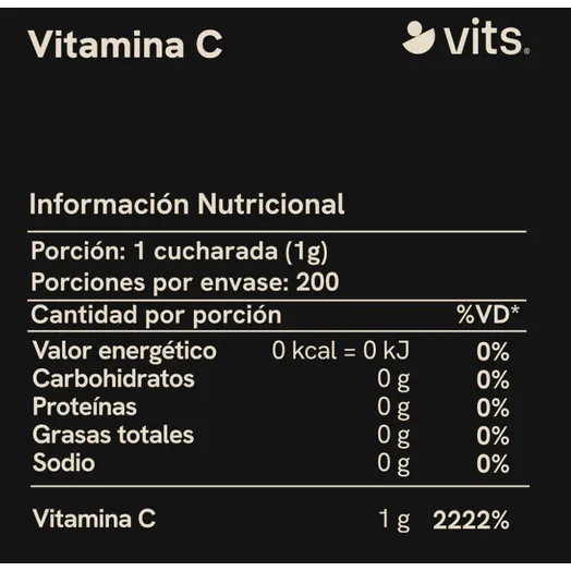Vitamina C en Polvo VITS