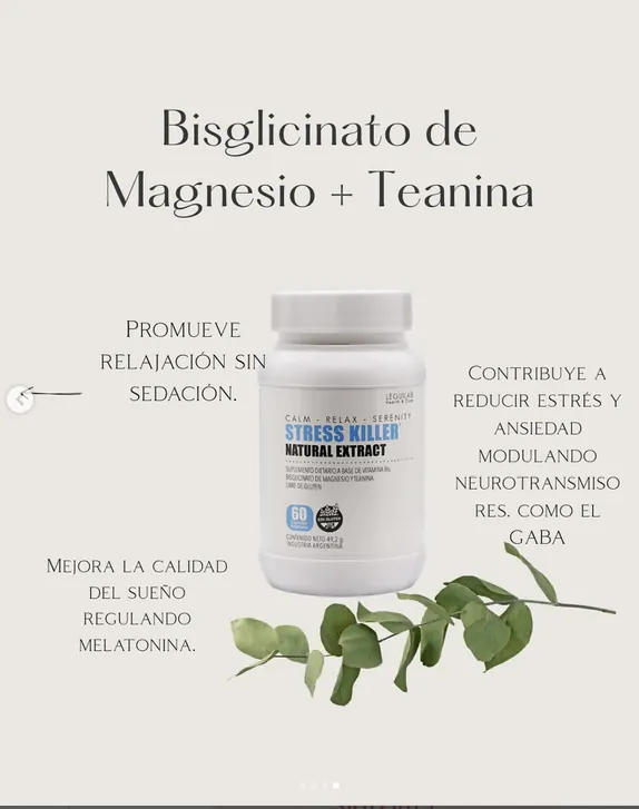 Magnesio y L-Teanina (X60 caps) Stress Killer