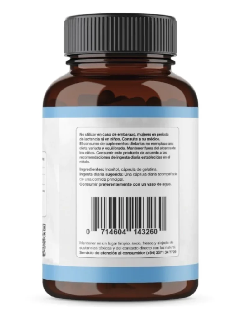 INOSITOL - Vitamina B8 (30 capsulas)