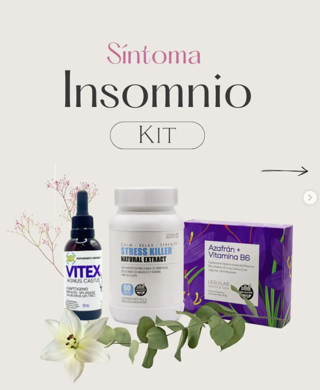 Kit para "IMSOMNIO"