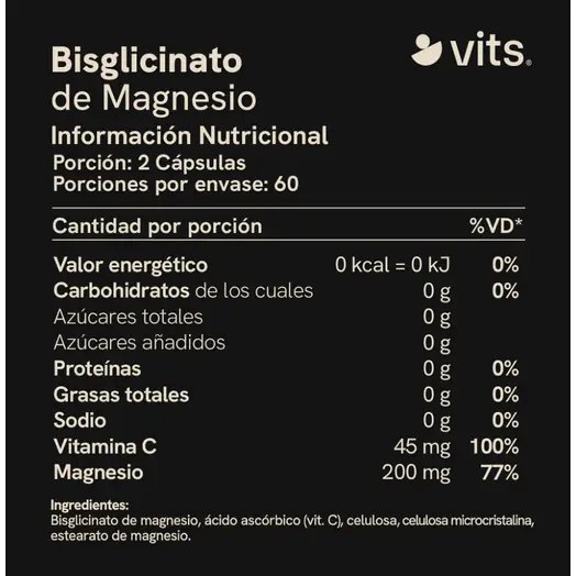 Bisglicinato de Magnesio VITS